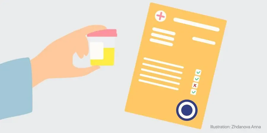 Why do I have to pee in a cup again?