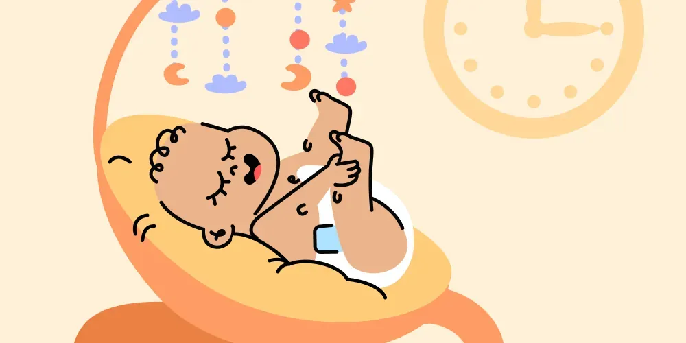 How long should a child sit in a bouncer?