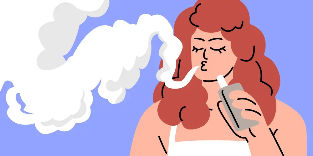 Is it safe to vape in the presence of a child?