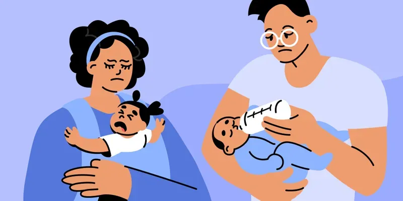 Como cuidar de gêmeos quando um fica doente