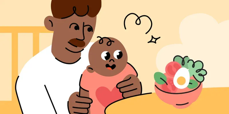 Sentar o bebê à mesa