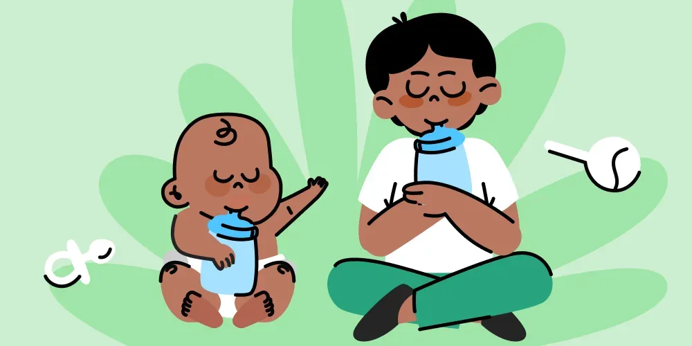 Your older child is acting like a baby. What can you do?