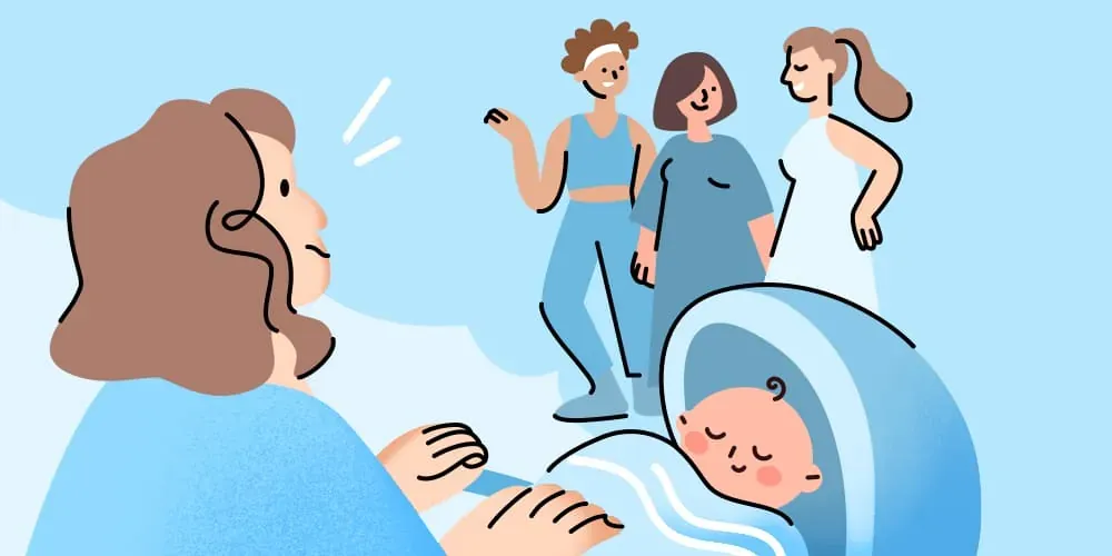 Is a baby the end of relationships with friends?