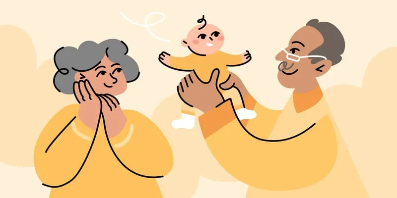 Quando os avós vêm visitar