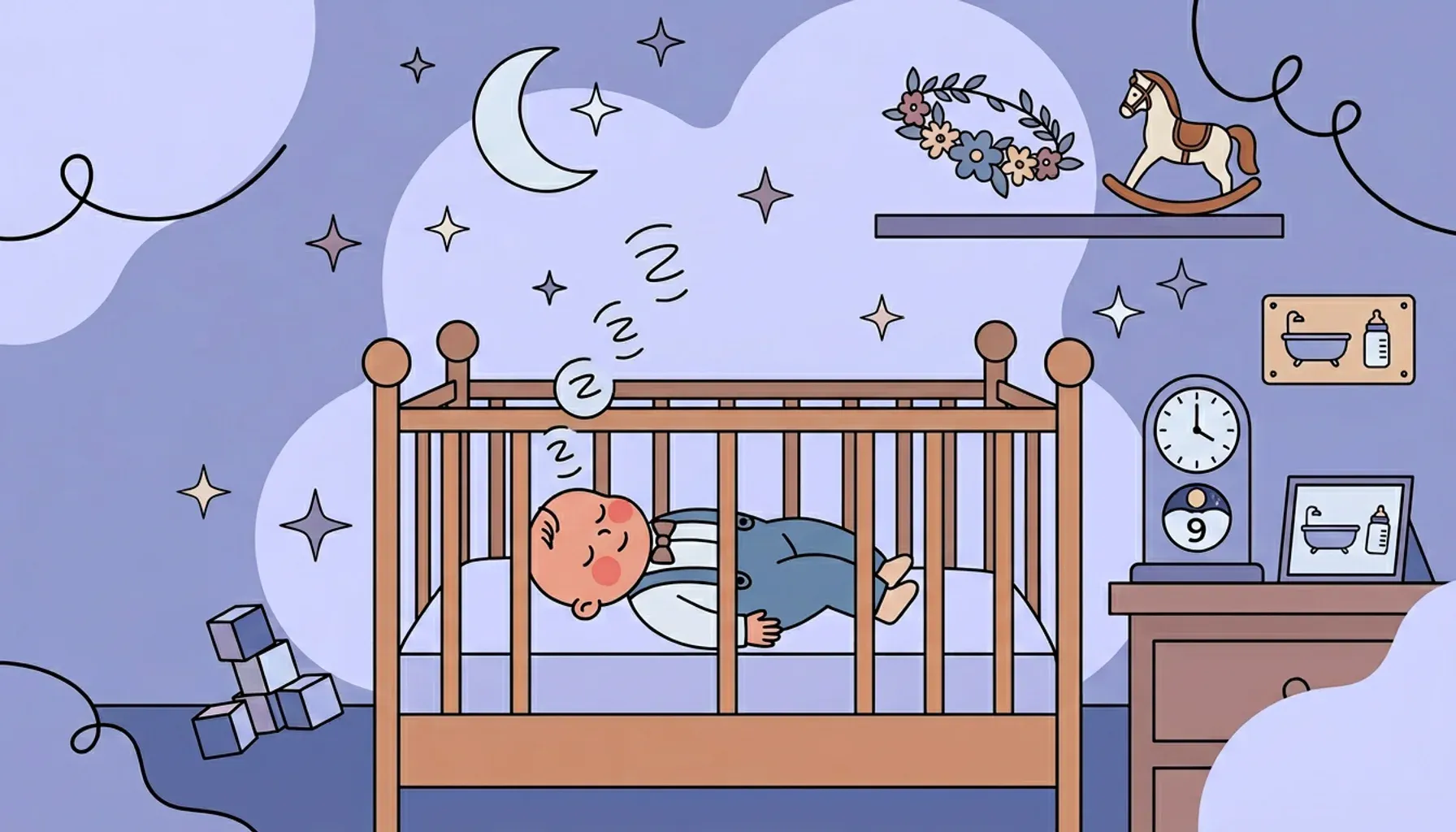 ¡Por fin dormirá por la noche!