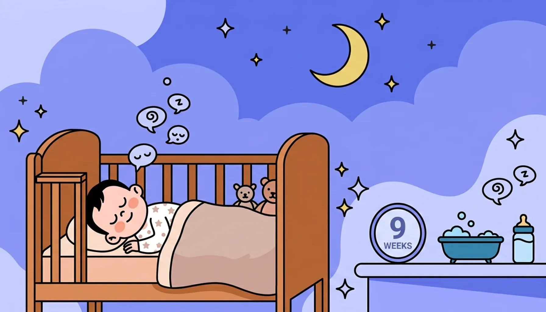 At last, she will sleep at night!