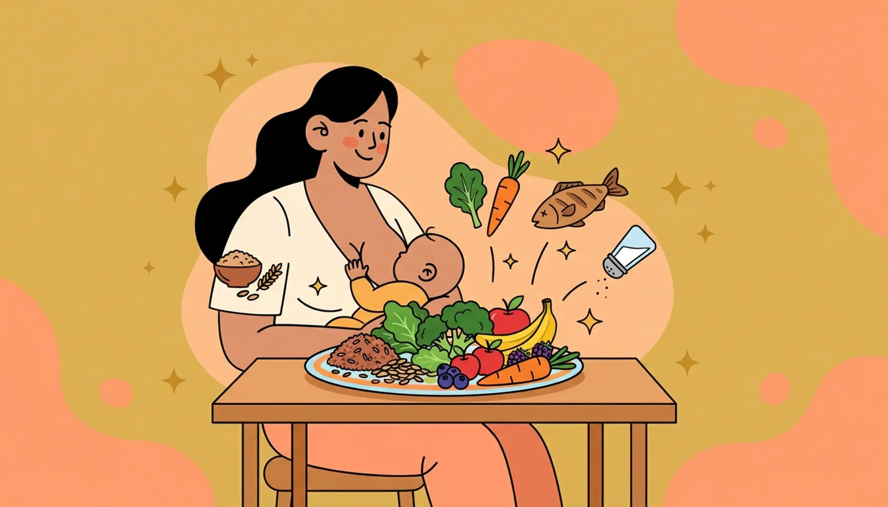 Continúe comiendo de manera saludable