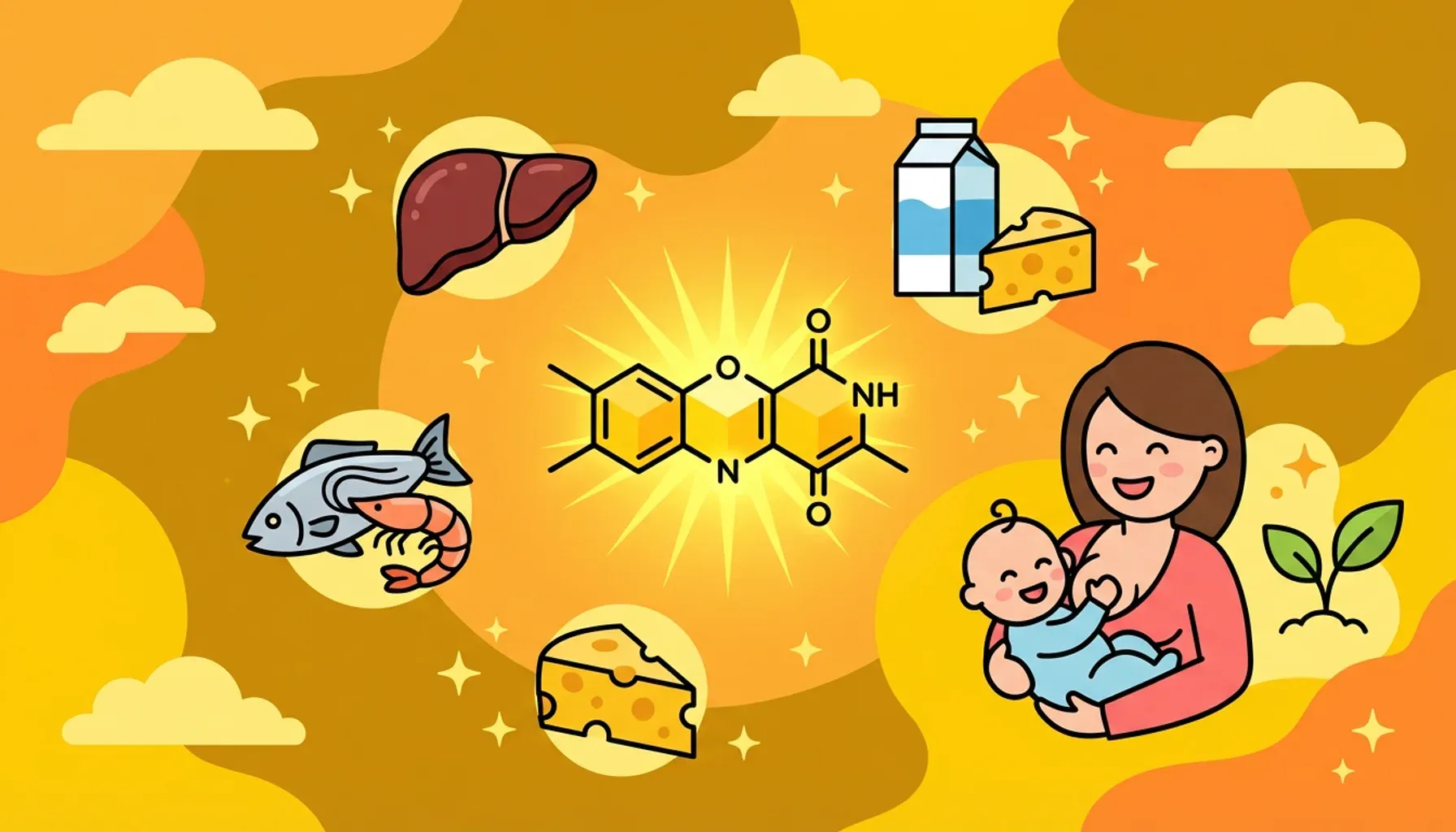 Riboflavina: la vitamina del crecimiento