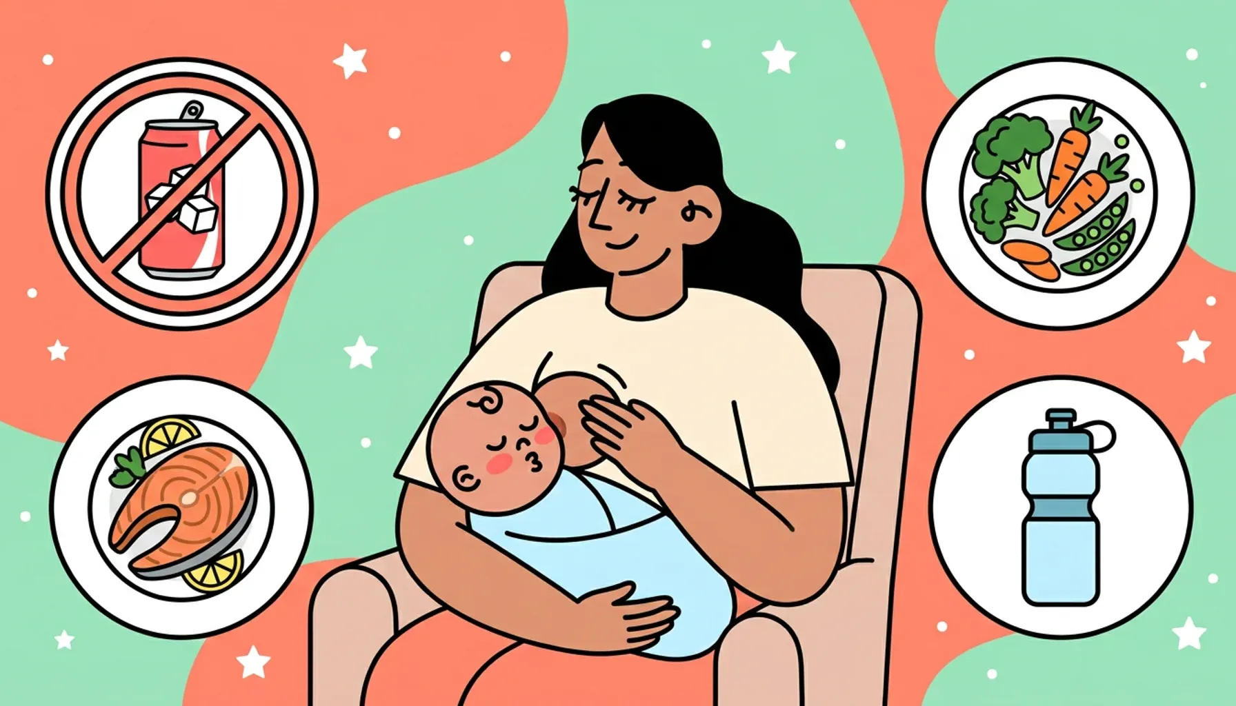 4 reglas para madres lactantes