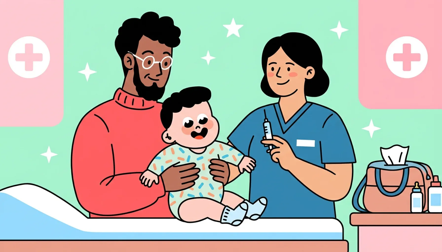 Cómo preparar a tu bebé para la vacunación