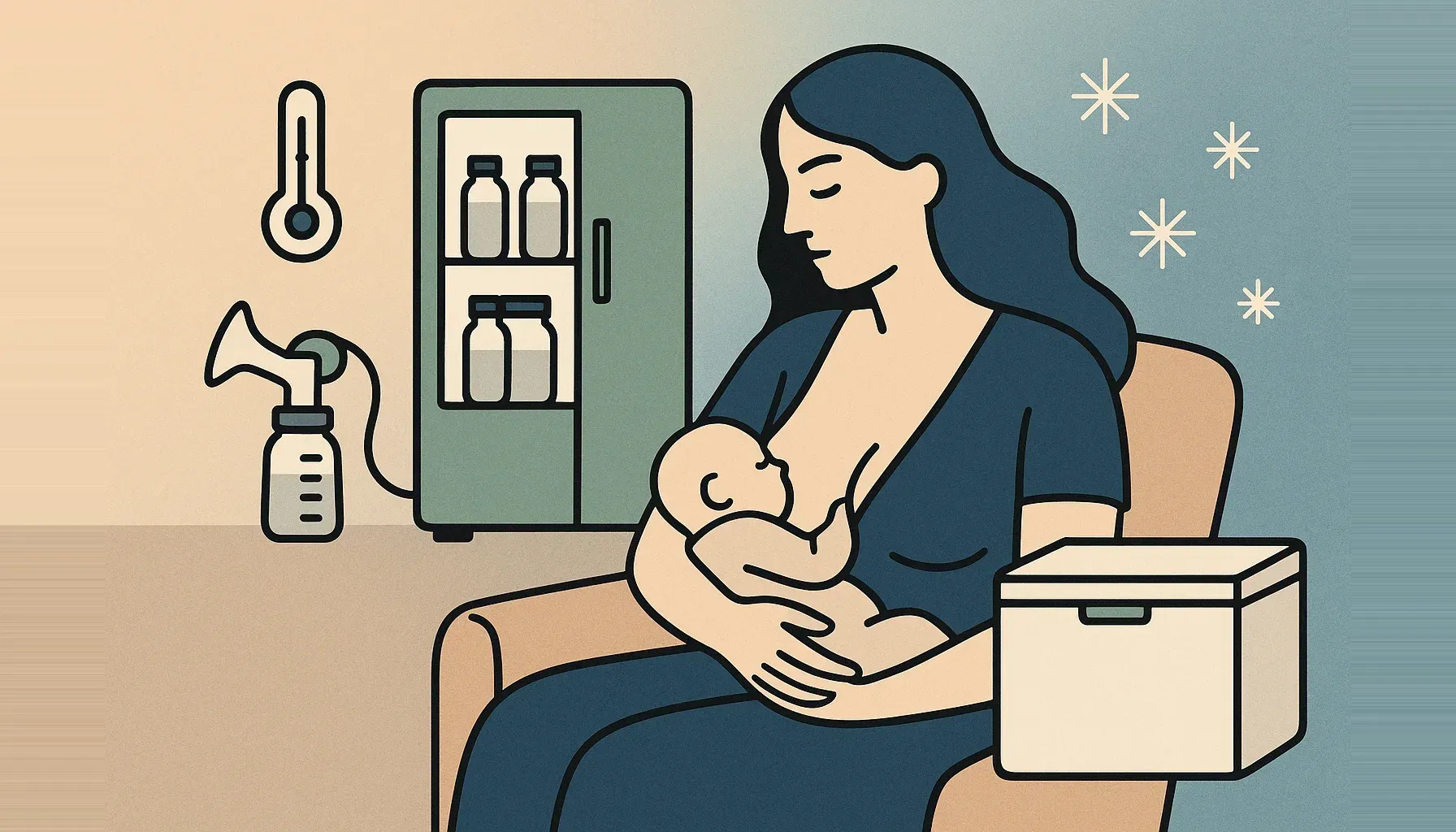 Cómo almacenar la leche materna