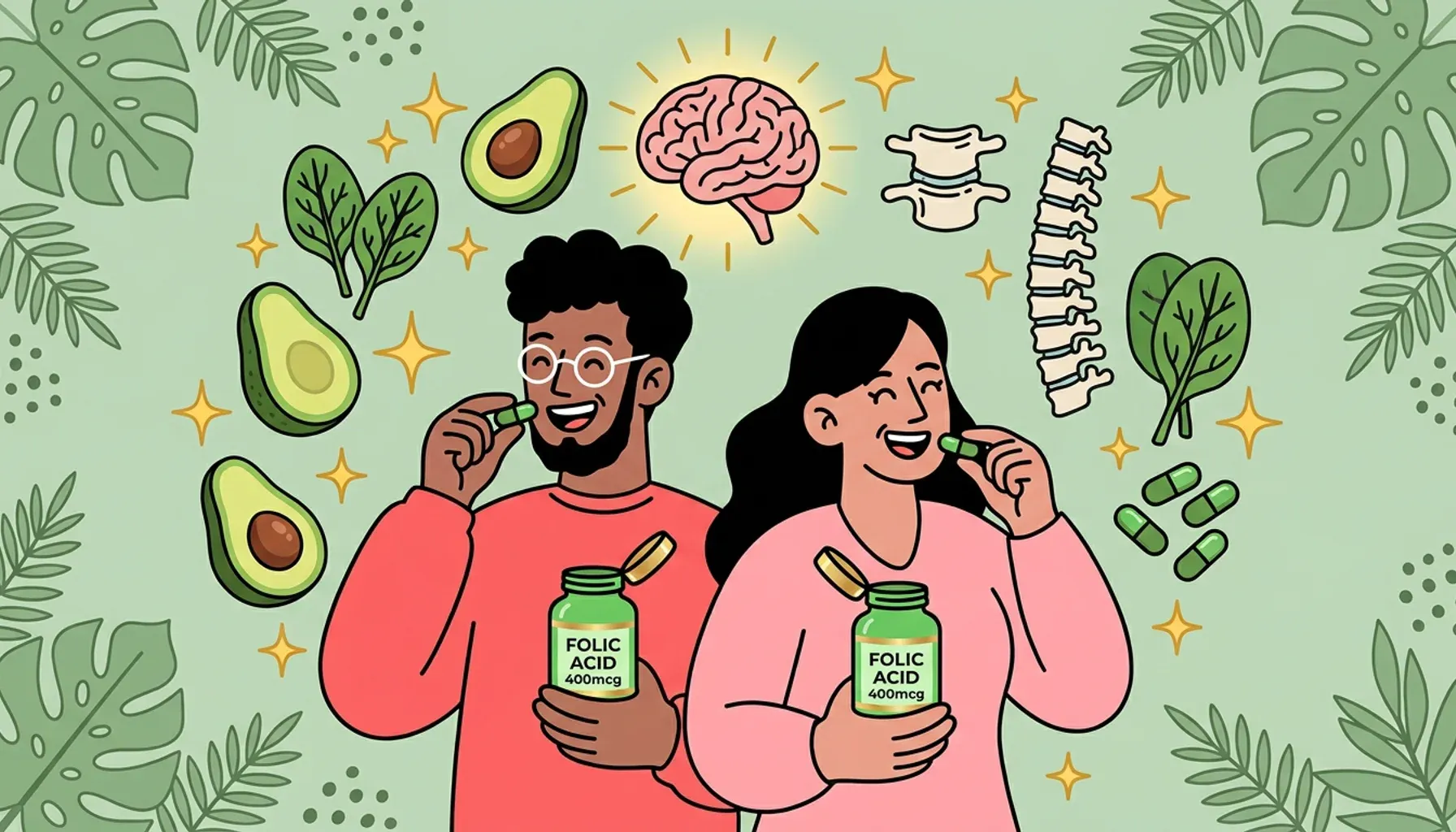 Why should you and your partner take folic acid?