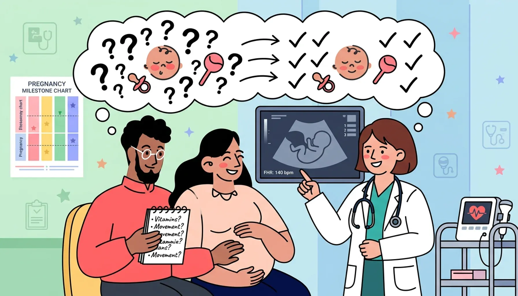 How to talk to the doctor during prenatal checks