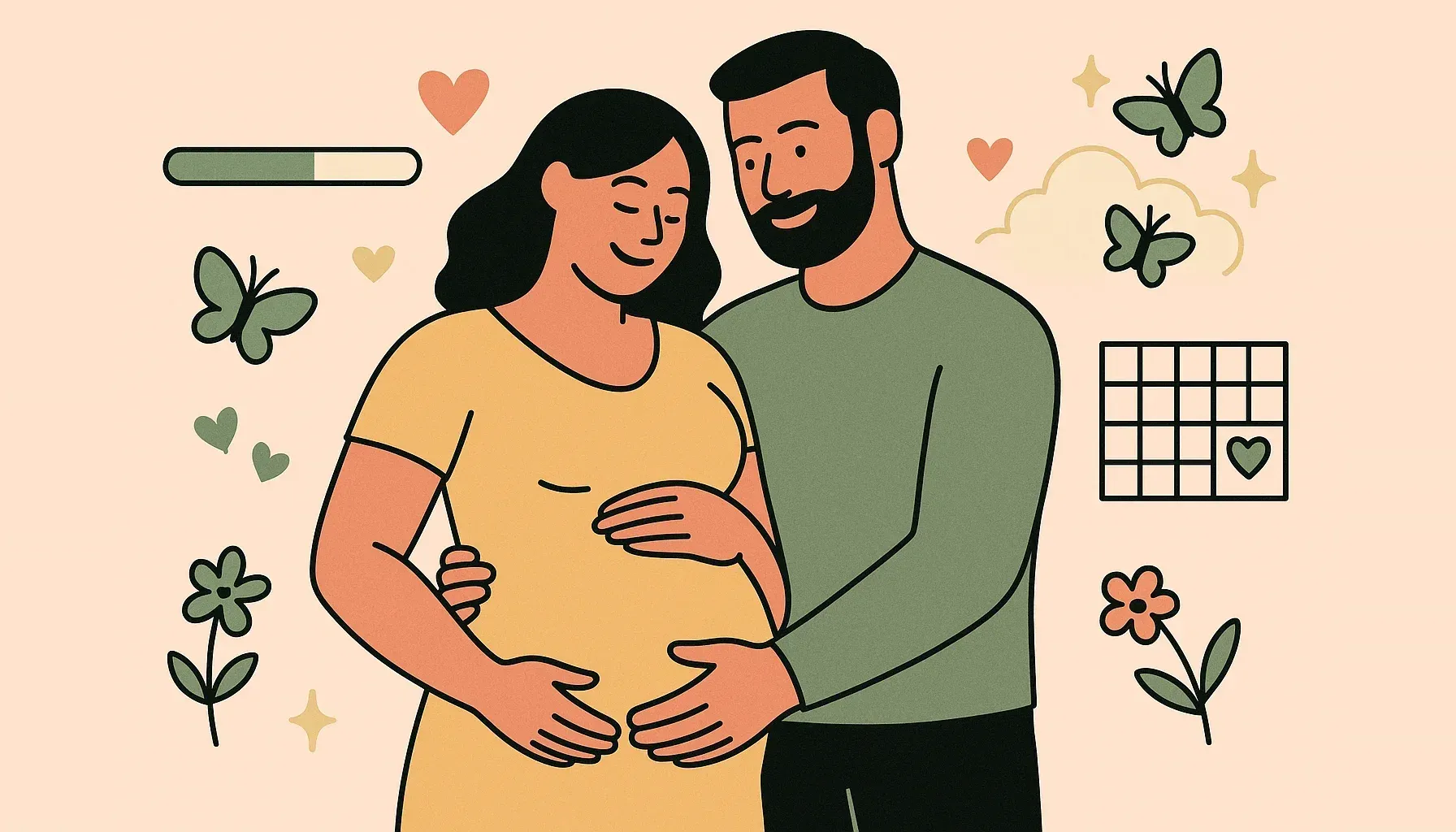 El embarazo se acerca a la mitad