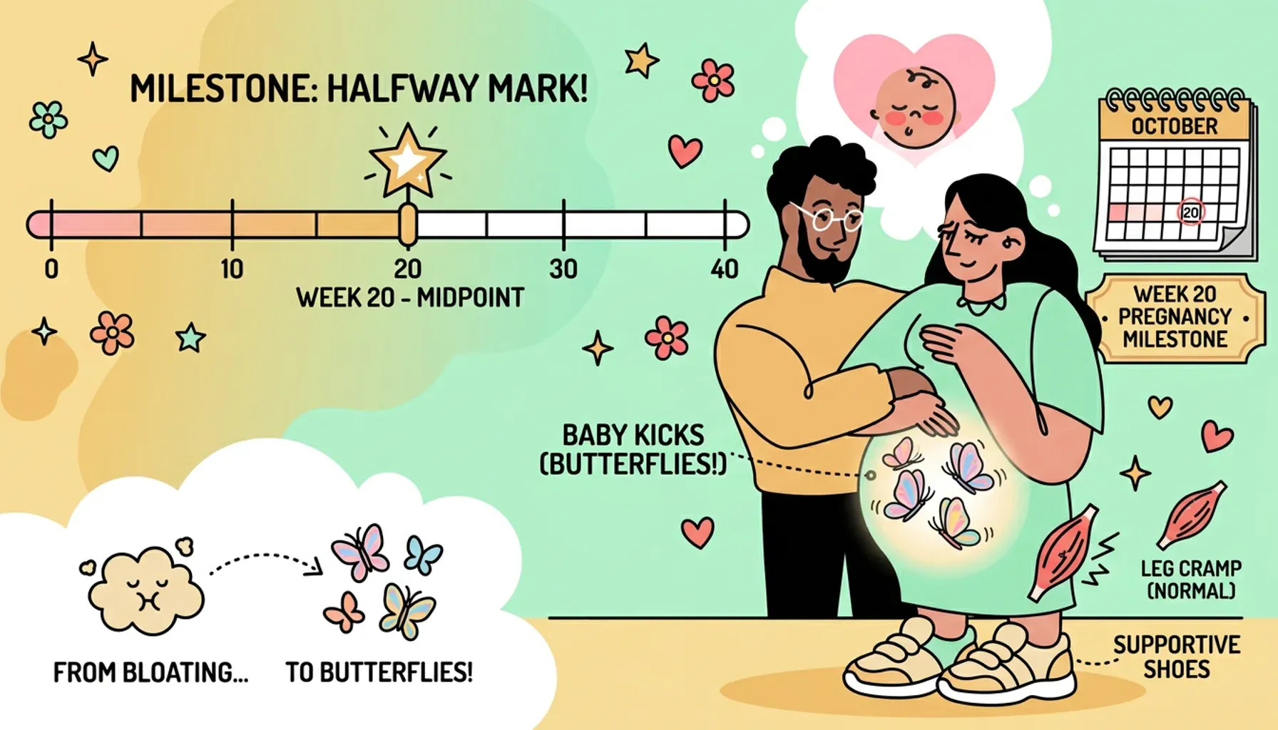 Pregnancy is approaching the midpoint