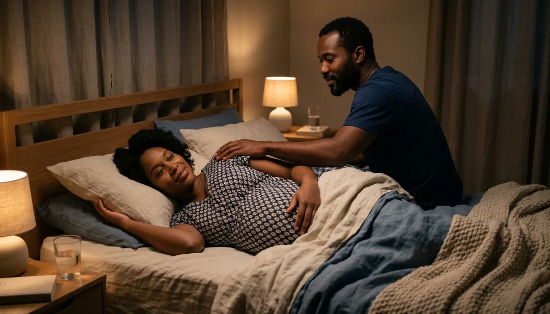 Despierta a tu pareja si se queda dormida boca arriba