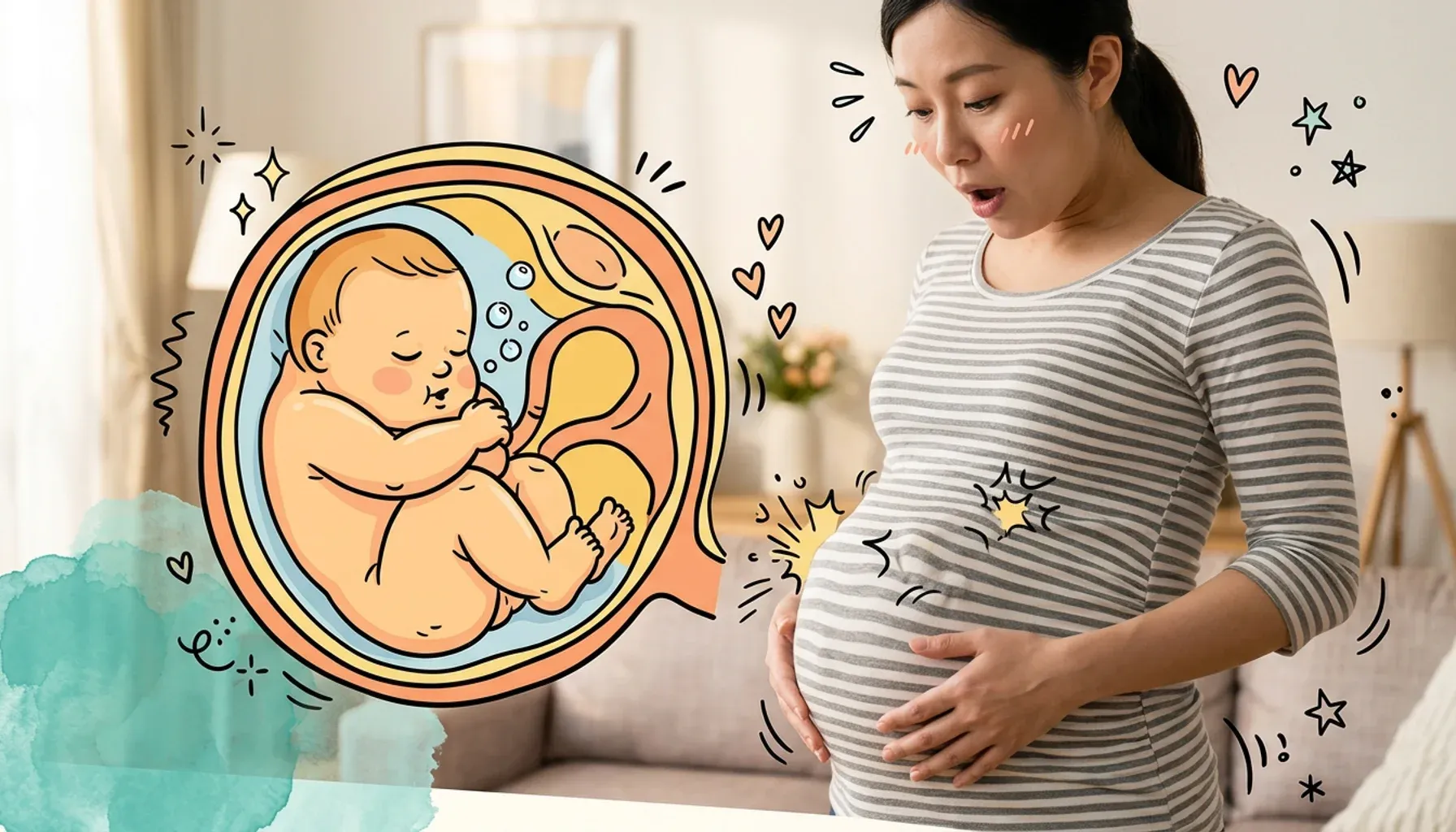 El bebé está casi listo para nacer