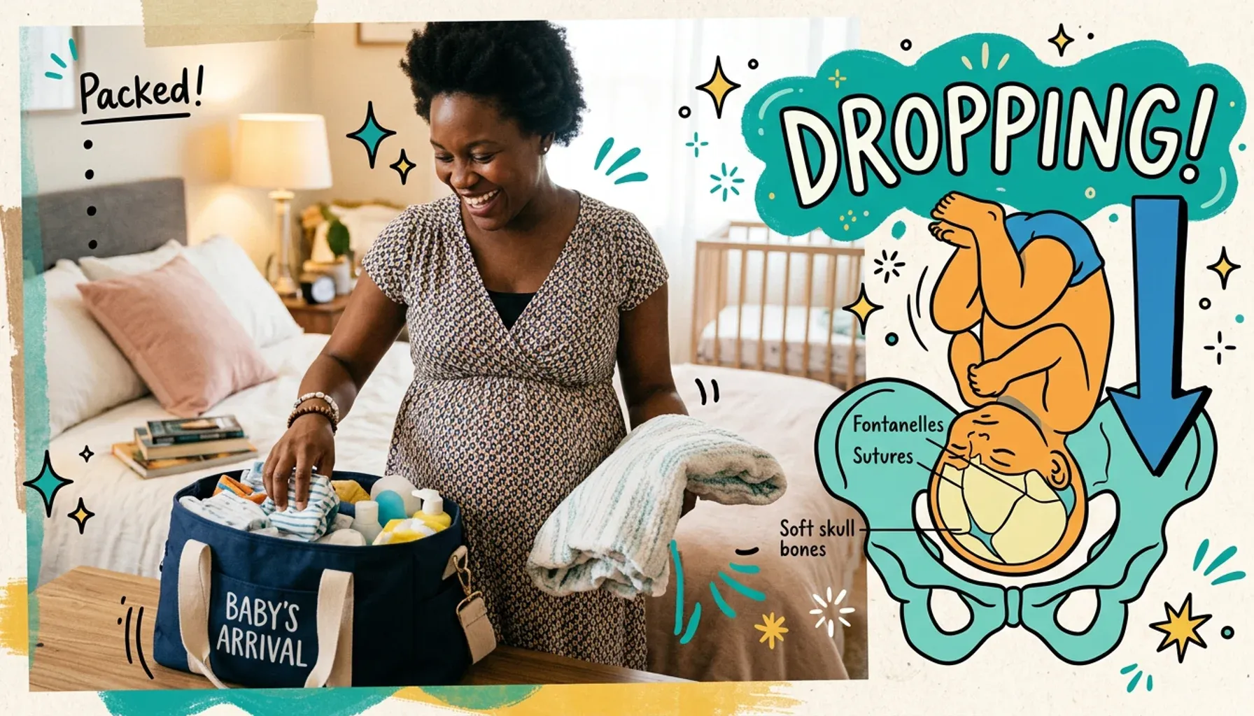 The baby is ready to be born!