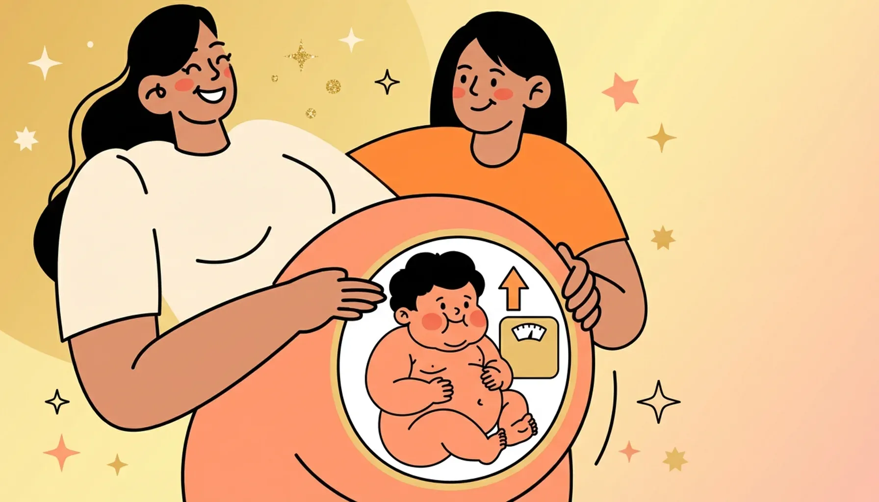 Tu bebé cada vez gana más peso