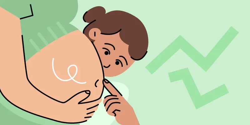 Pare de pegar na minha barriga! 