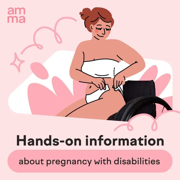 Gráfico de amma: información práctica sobre el embarazo con discapacidad
