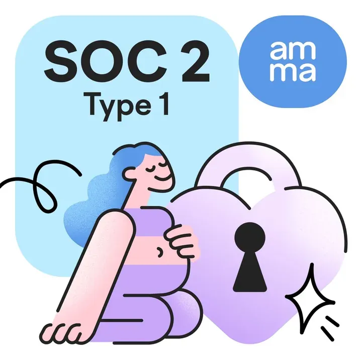 Gráfico de amma sobre SOC 2 Tipo 1