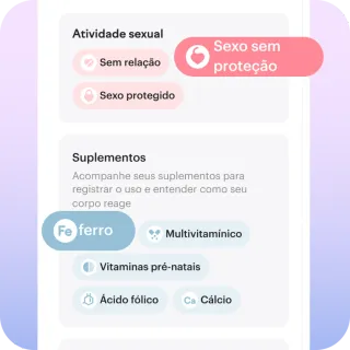 sintomas diários de saúde
