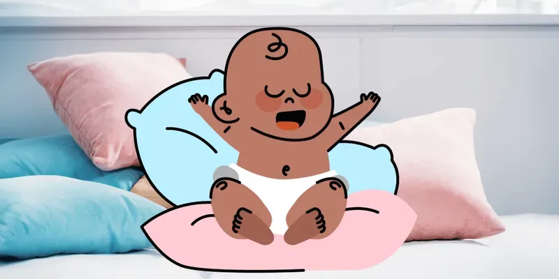 Posso sentar o bebê apoiado em almofadas?