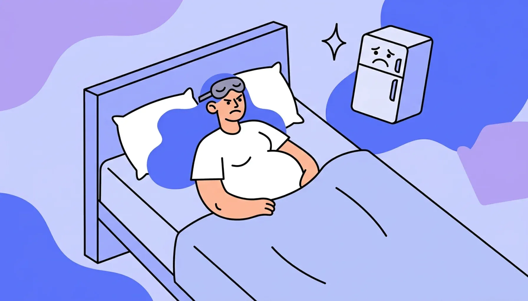 Como os problemas de sono e alimentação estão relacionados
