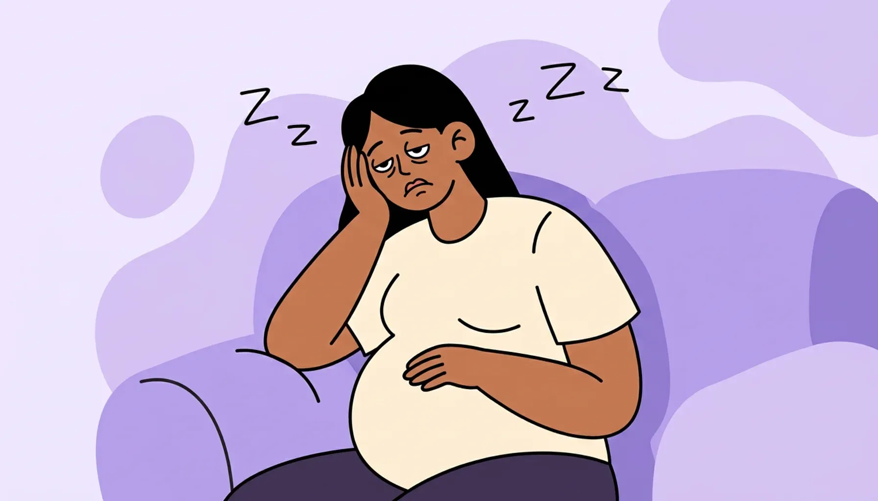 Por que você está tão cansada?