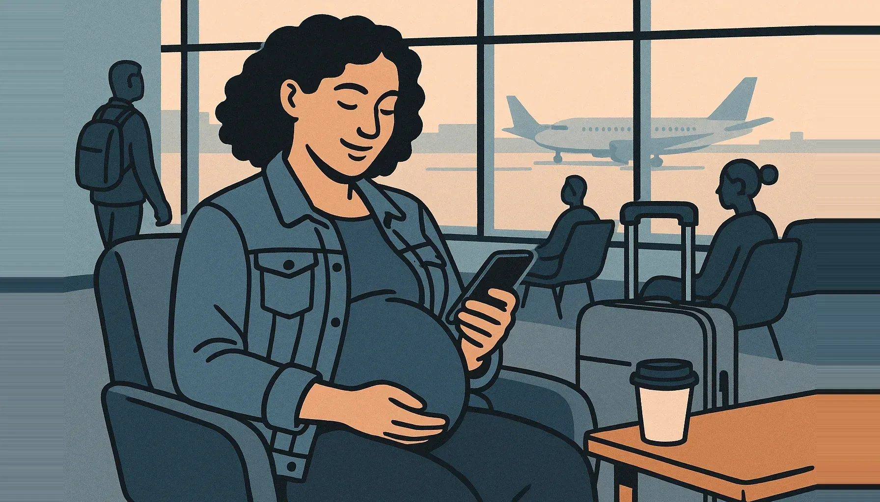 Gestantes podem viajar de avião?