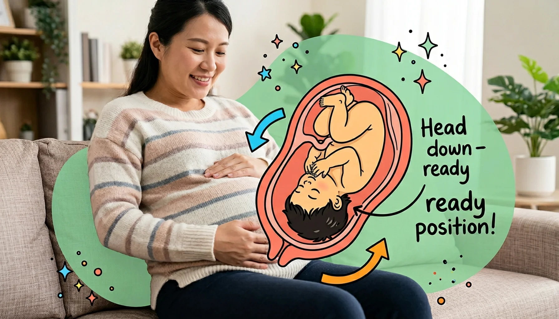 Baby Head-Down Position: Week 34 Pregnancy Guide [2026]